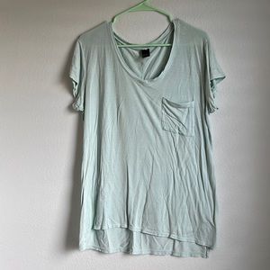 Light turquoise loosefitting T-shirt